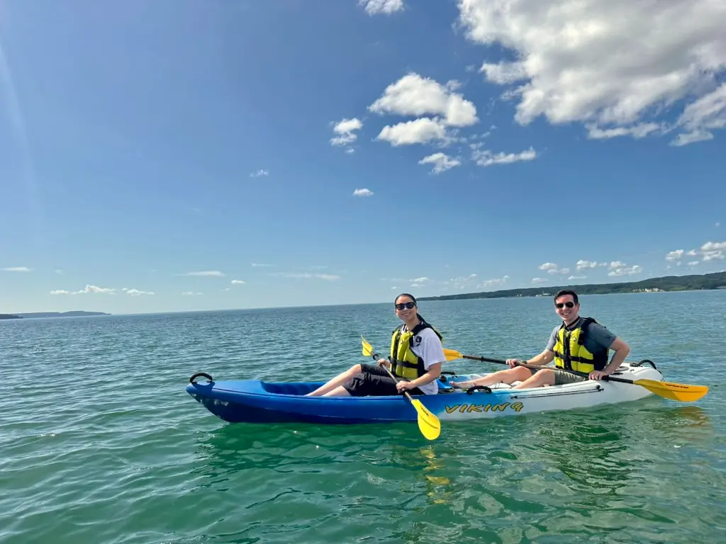カヤック・SUP体験の様子